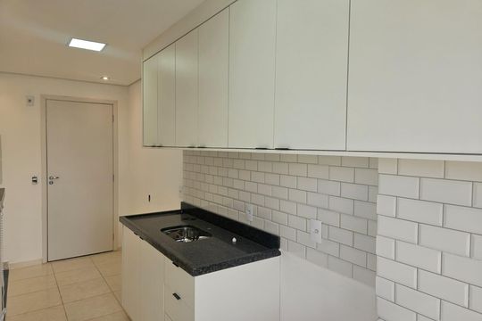Cozinha de apartamento para alugar com 2 quartos, 52m² em Parque Ortolândia, Hortolândia