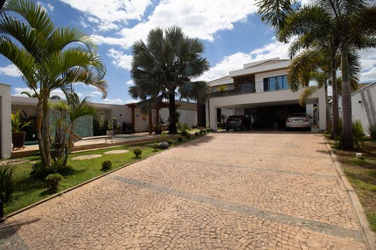 Fachada de casa de condomínio para alugar com 4 quartos, 500m² em Sh Ponte de Terra, Brasília