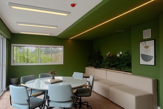 Área comum - Coworking de apartamento à venda com 2 quartos, 36m² em Vila Sonia, São Paulo