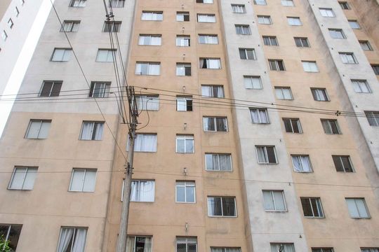 Fachada do bloco de apartamento à venda com 2 quartos, 43m² em Centro, Diadema