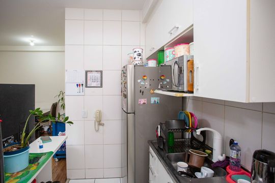 Cozinha de apartamento à venda com 2 quartos, 43m² em Centro, Diadema
