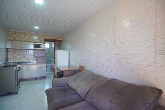 Sala/Cozinha de apartamento para alugar com 1 quarto, 54m² em Feitoria, São Leopoldo