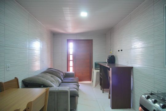 Sala/Cozinha de apartamento para alugar com 1 quarto, 54m² em Feitoria, São Leopoldo