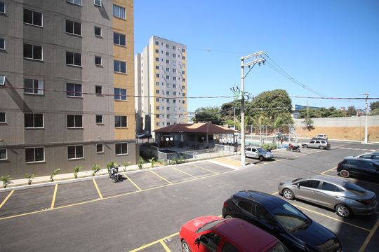 Vista de apartamento para alugar com 2 quartos, 50m² em Bairro da Glória, Contagem