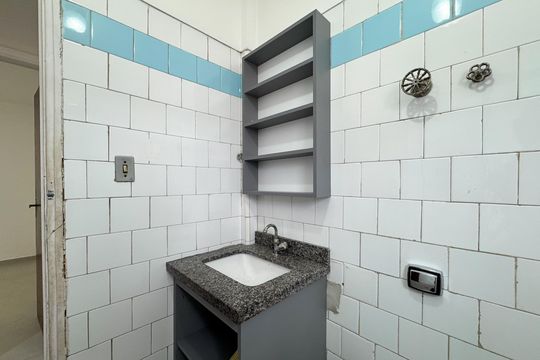 Banheiro Social de casa para alugar com 2 quartos, 288m² em Chácara Sergipe, São Bernardo do Campo