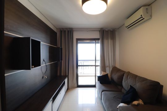 Sala de apartamento para alugar com 2 quartos, 78m² em Jardim Irajá, Ribeirão Preto
