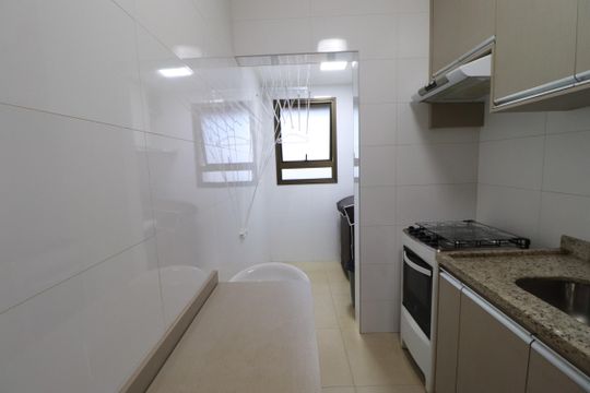 Cozinha  de apartamento para alugar com 2 quartos, 78m² em Jardim Irajá, Ribeirão Preto