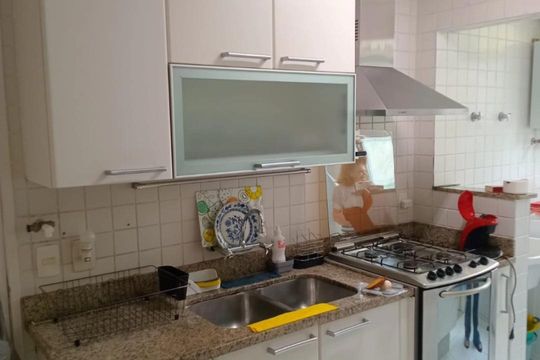 Cozinha de apartamento à venda com 3 quartos, 125m² em Ipanema, Rio de Janeiro