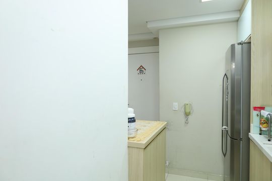 Cozinha de apartamento à venda com 2 quartos, 43m² em Vila Carmosina, São Paulo