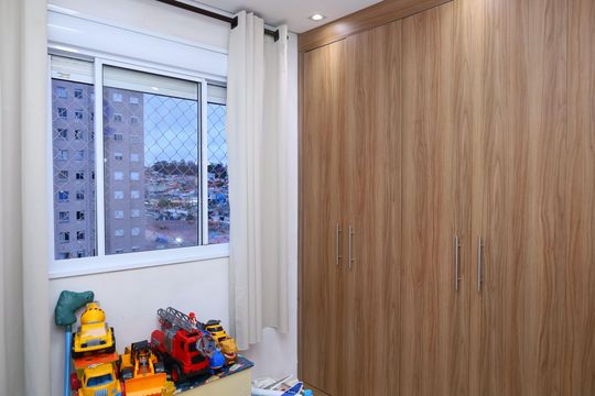 Quarto 2 de apartamento à venda com 2 quartos, 43m² em Vila Carmosina, São Paulo