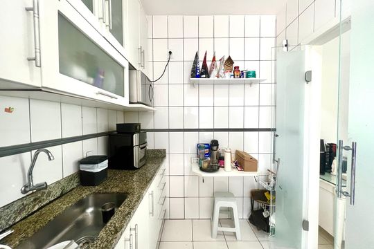 Cozinha de apartamento à venda com 2 quartos, 147m² em Castelo, Belo Horizonte