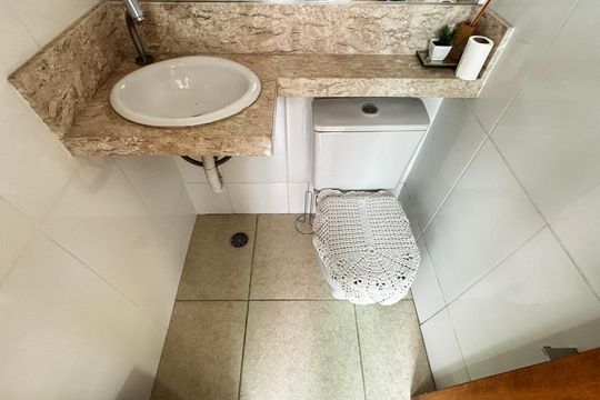 Cobertura - Banheiro de apartamento para alugar com 2 quartos, 196m² em Vila Lucinda, Santo André
