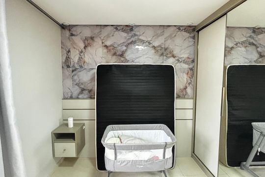 Suite 1 de apartamento para alugar com 2 quartos, 196m² em Vila Lucinda, Santo André
