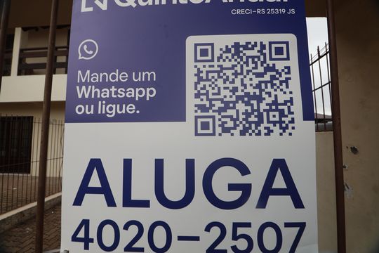 Qrcode/ Placa de apartamento para alugar com 3 quartos, 65m² em Rio Branco, Canoas