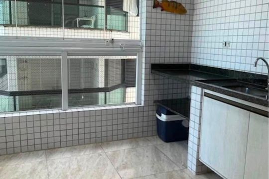 Varanda de apartamento para alugar com 2 quartos, 64m² em Jardim Caiahu, Praia Grande