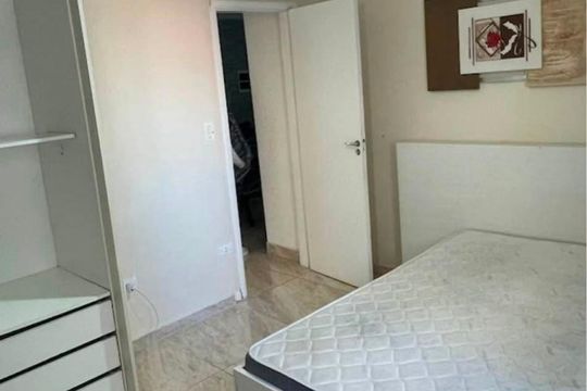 Quarto de apartamento para alugar com 2 quartos, 64m² em Jardim Caiahu, Praia Grande