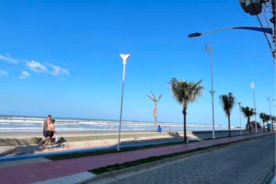 Fachada de apartamento para alugar com 2 quartos, 64m² em Jardim Caiahu, Praia Grande