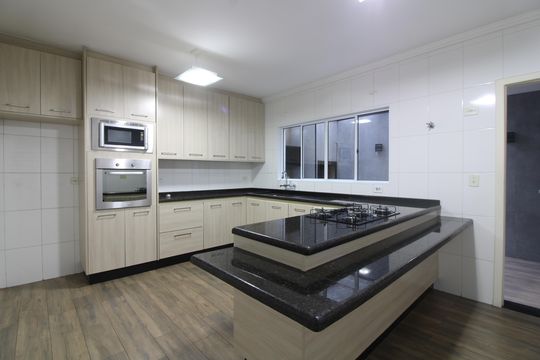cozinha de casa para alugar com 2 quartos, 100m² em Jardim Popular, São Paulo