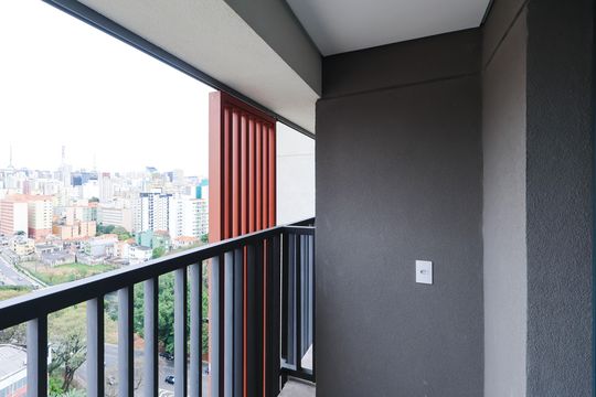 Varanda de kitnet/studio para alugar com 1 quarto, 19m² em Liberdade, São Paulo