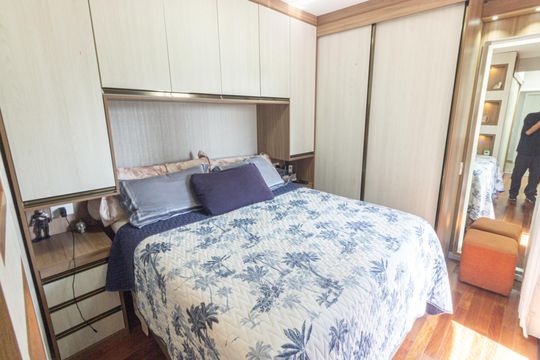 Suíte de apartamento à venda com 3 quartos, 112m² em Jardim Analia Franco, São Paulo