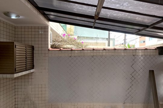 Garagem - Duas Vagas de casa para alugar com 3 quartos, 174m² em Embaré, Santos