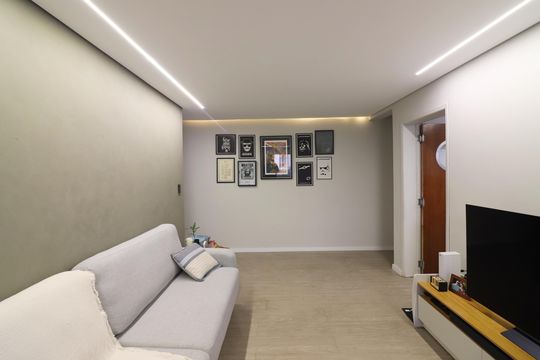 Sala  de apartamento à venda com 2 quartos, 87m² em Parque Terra Nova, São Bernardo do Campo