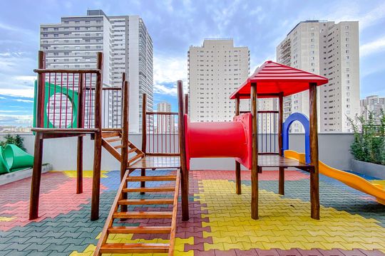 Área comum - Playground de kitnet/studio para alugar com 1 quarto, 23m² em Belenzinho, São Paulo