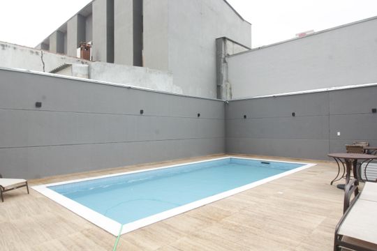 Área comum - Piscina de kitnet/studio para alugar com 1 quarto, 17m² em Vila Arcadia, São Paulo