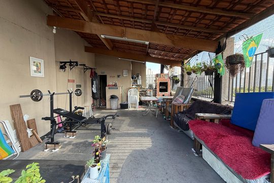 Área externa de apartamento para alugar com 1 quarto, 50m² em Barra Funda, São Paulo