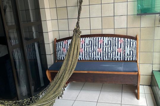 Varanda de apartamento para alugar com 2 quartos, 95m² em Vila Tupi, Praia Grande