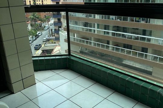 Varanda de apartamento para alugar com 2 quartos, 95m² em Vila Tupi, Praia Grande