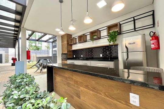 Área comum - Churrasqueira de apartamento à venda com 1 quarto, 24m² em Jabaquara, São Paulo
