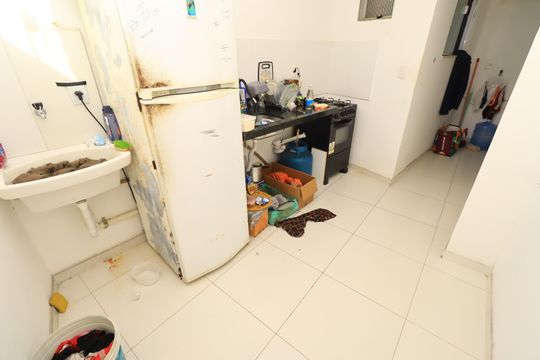Cozinha/Área de serviço de apartamento para alugar com 1 quarto, 30m² em São Cristóvão, Salvador