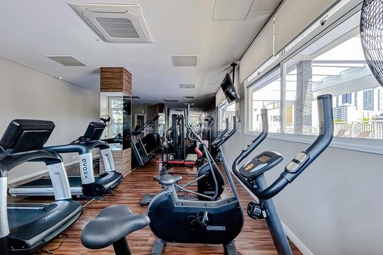 Área comum - Academia de apartamento para alugar com 3 quartos, 127m² em Tatuapé, São Paulo
