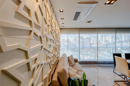 Vista da Suíte 1 de apartamento para alugar com 3 quartos, 127m² em Tatuapé, São Paulo