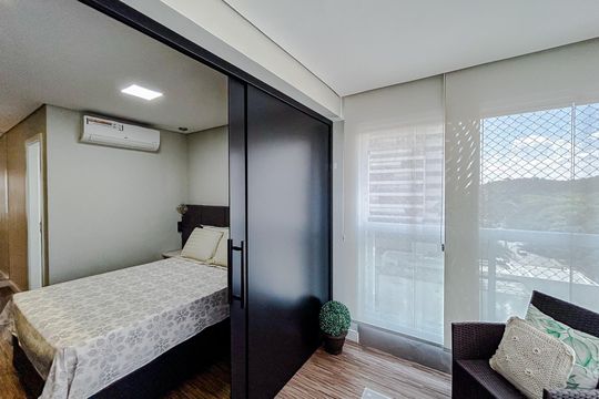 Varanda da Suíte 3 de apartamento para alugar com 3 quartos, 127m² em Tatuapé, São Paulo