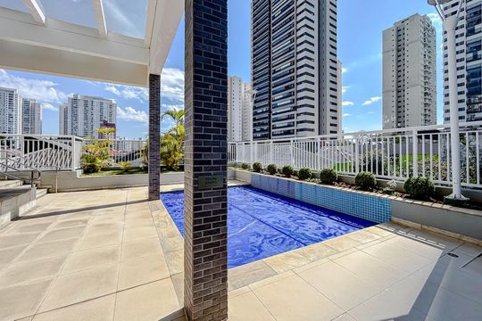 Área comum - Piscina de apartamento para alugar com 3 quartos, 127m² em Tatuapé, São Paulo