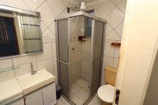 Banheiro Social de apartamento para alugar com 3 quartos, 65m² em Cabula Vi, Salvador