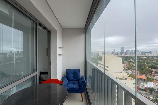 Studio de kitnet/studio para alugar com 1 quarto, 27m² em Santo Amaro, São Paulo