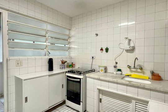 Cozinha de apartamento à venda com 3 quartos, 117m² em Jardim Paulista, São Paulo