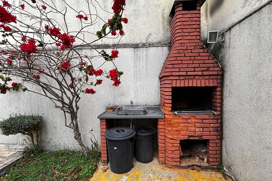 Área comum - Churrasqueira de apartamento à venda com 3 quartos, 115m² em Campestre, Santo André