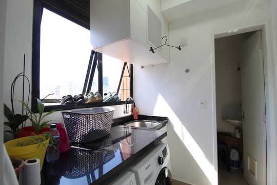 Área de Serviço de apartamento à venda com 3 quartos, 115m² em Vila Olímpia, São Paulo