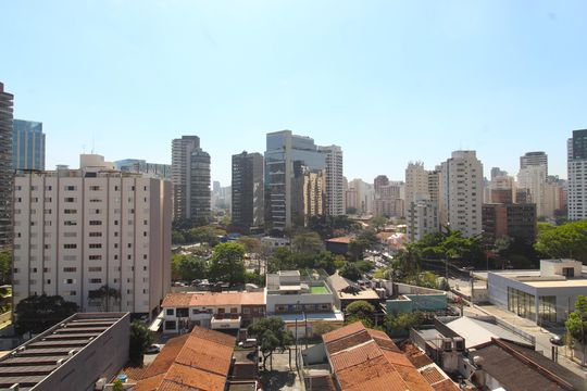 Vista de apartamento à venda com 3 quartos, 115m² em Vila Olímpia, São Paulo
