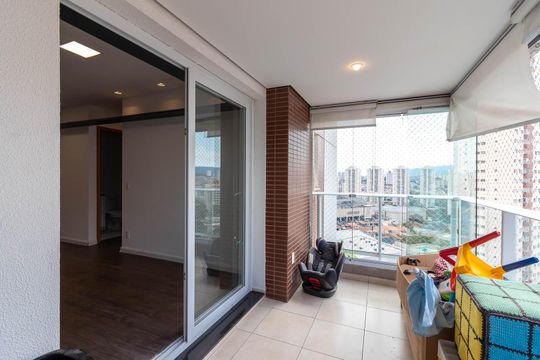 Varanda da Sala de apartamento para alugar com 2 quartos, 57m² em Lauzane Paulista, São Paulo
