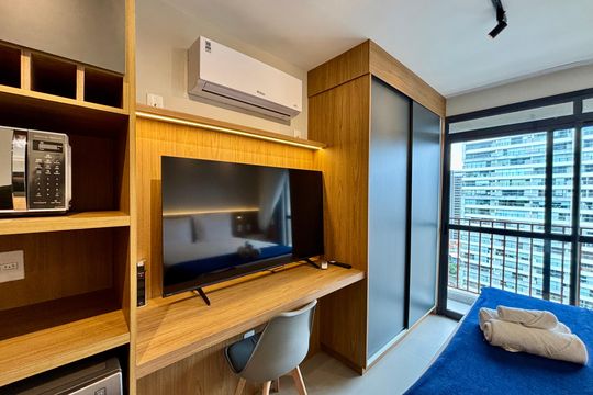 Studio de kitnet/studio para alugar com 1 quarto, 25m² em Pinheiros, São Paulo