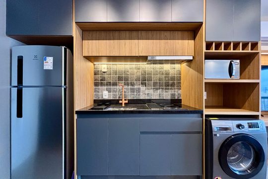Studio de kitnet/studio para alugar com 1 quarto, 25m² em Pinheiros, São Paulo