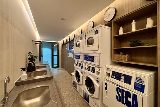 Lavanderia de kitnet/studio para alugar com 1 quarto, 25m² em Pinheiros, São Paulo
