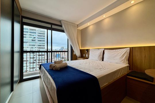 Studio de kitnet/studio para alugar com 1 quarto, 25m² em Pinheiros, São Paulo