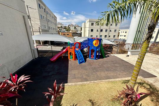 Área comum - Playground de apartamento à venda com 2 quartos, 42m² em Sapucaia Ii, Contagem