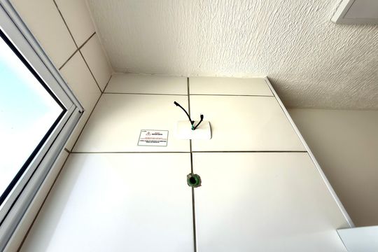 Banheiro Social de apartamento à venda com 2 quartos, 42m² em Sapucaia Ii, Contagem